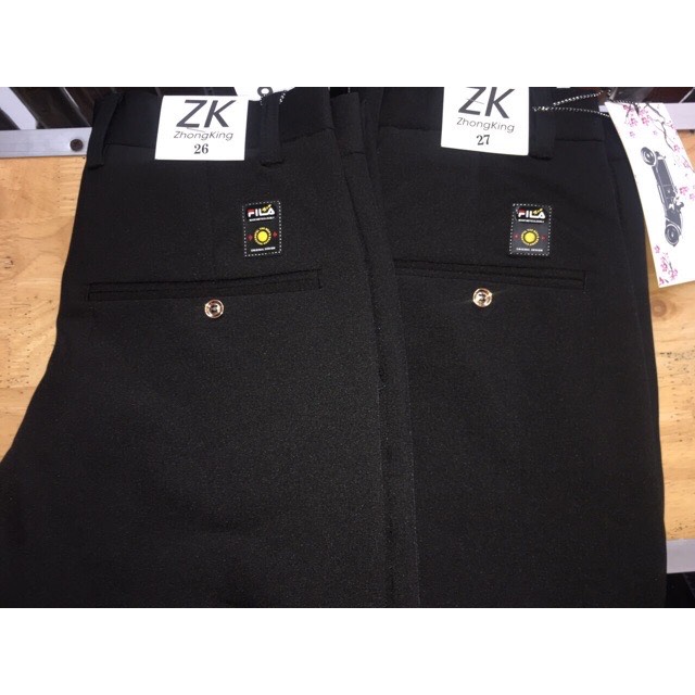 [HCM]Quần tây âu, quần tây nam học sinh size nhỏ chất vải quần tây phom dáng ôm ống côn vải co dản có size 25 size 26 và size 27 size 28 size 29 size 30 size 31 size 32