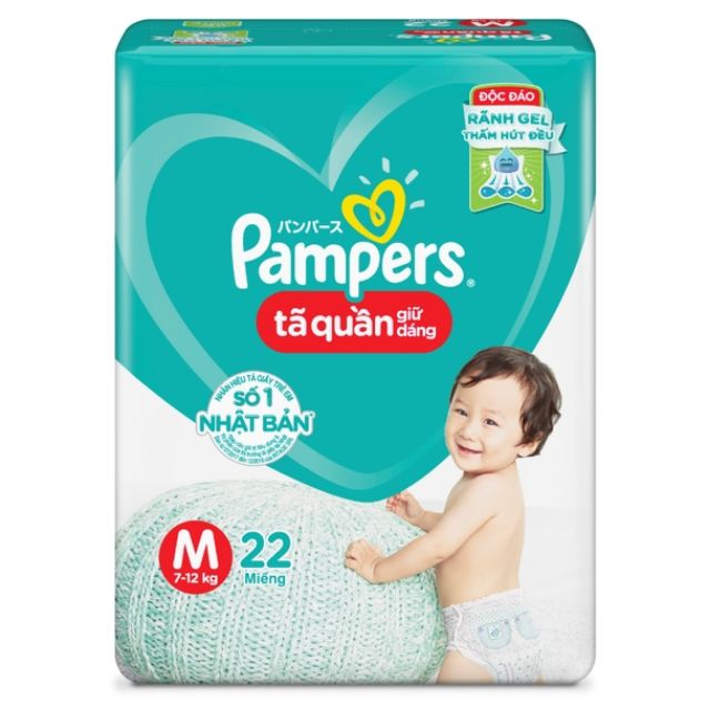 Tã quần pamper giữ dáng M22