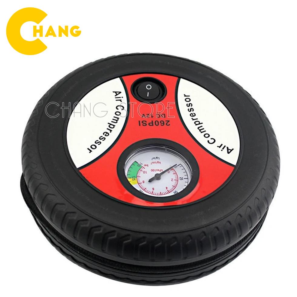 Máy bơm lốp xe hơi hình bánh xe 12V