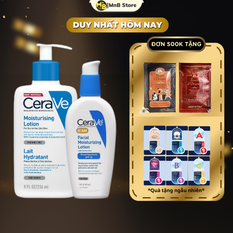 Sữa Dưỡng Ẩm Ban Ngày CeraVe Facial Moisturizing Lotion AM cấp ẩm sâu không nhờn rít cho mọi loại da 89ml