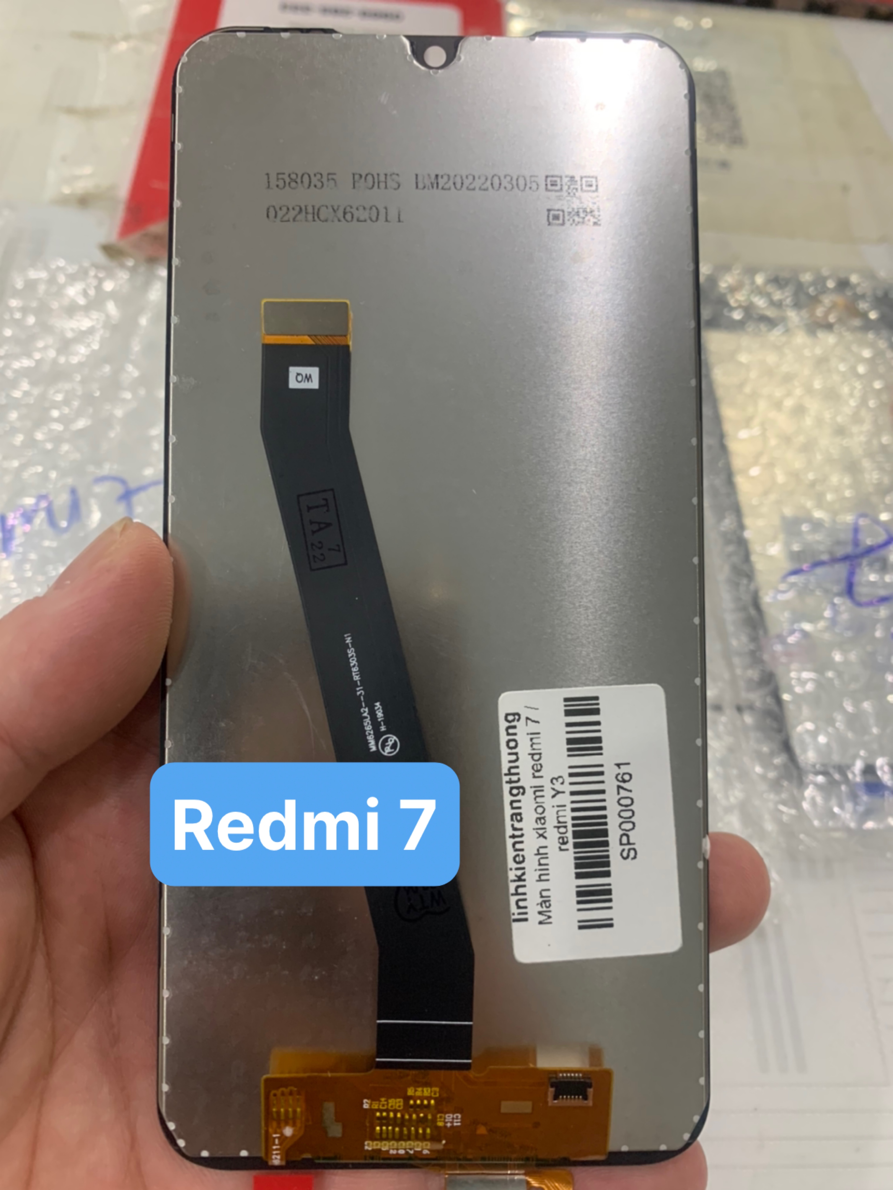 Màn hình xiaomi redmi 7 / redmi Y3 - tặng kèm 1 tuýp keo. bao test