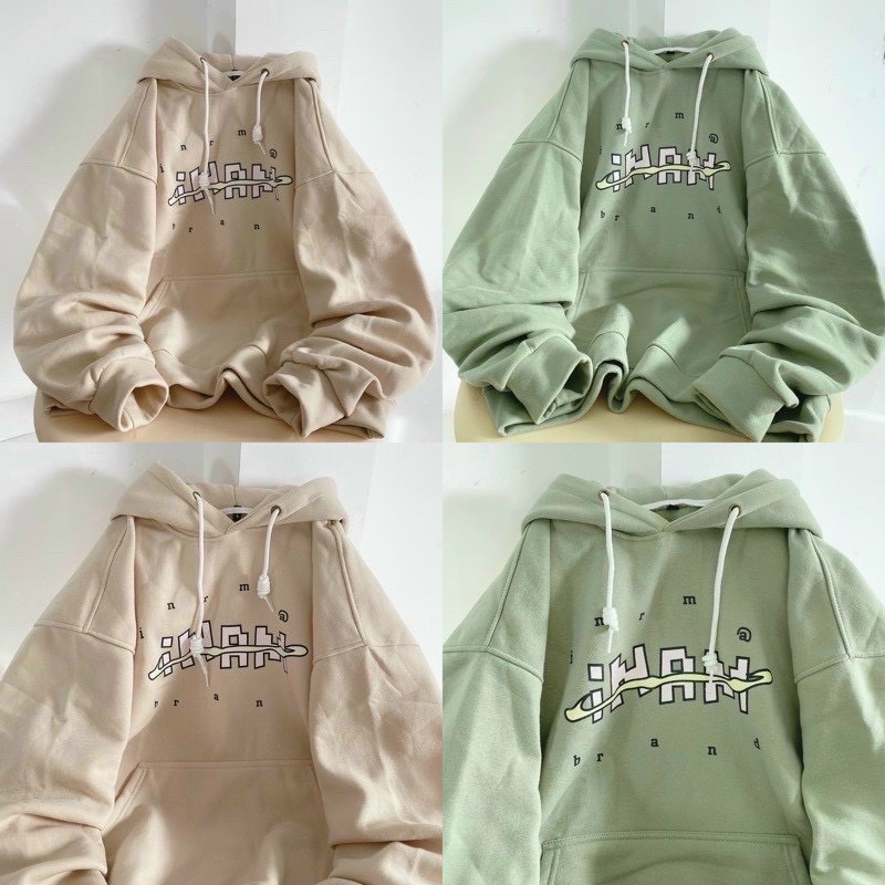 Áo Hoodie Nam Nữ Unisex Đẹp Rẽ Chất Lượng Tốt In Chữ I-Nam