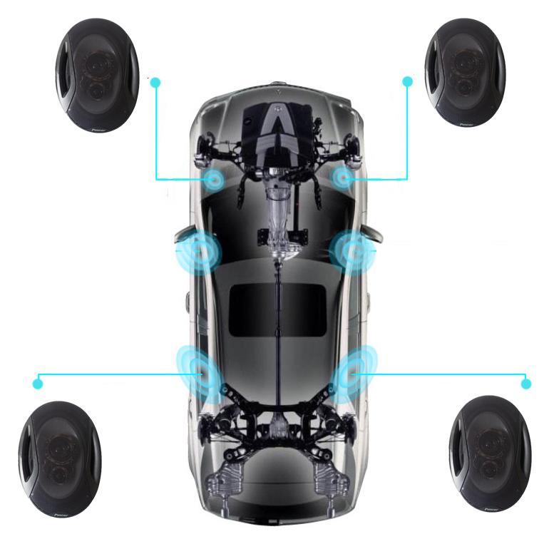 Đôi Loa Cánh Cửa Ô Tô Siêu Trầm Công Suất 1000W Cặp Loa Hình Đôi Loa Cánh Cửa Ô Tô Siêu Trầm Công Suất 1000W Cặp Loa Hình