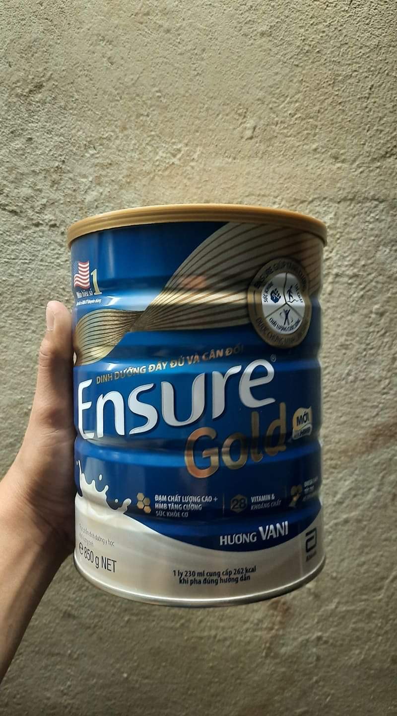 Sữa Bột Ensure Gold Hương Vani 850g