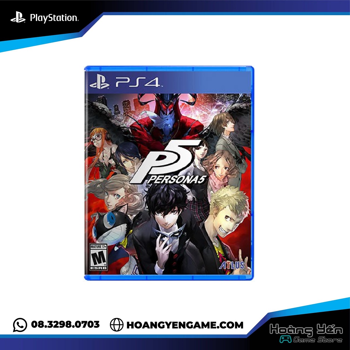 Đĩa game persona 5 ps4