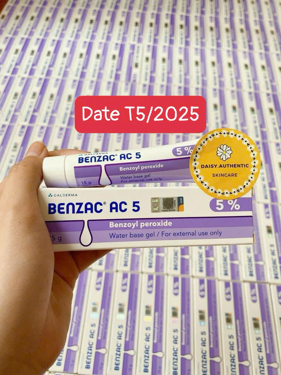 Benzac AC 5% Benzoyl Peroxide 15g - KEM GIẢM MỤN