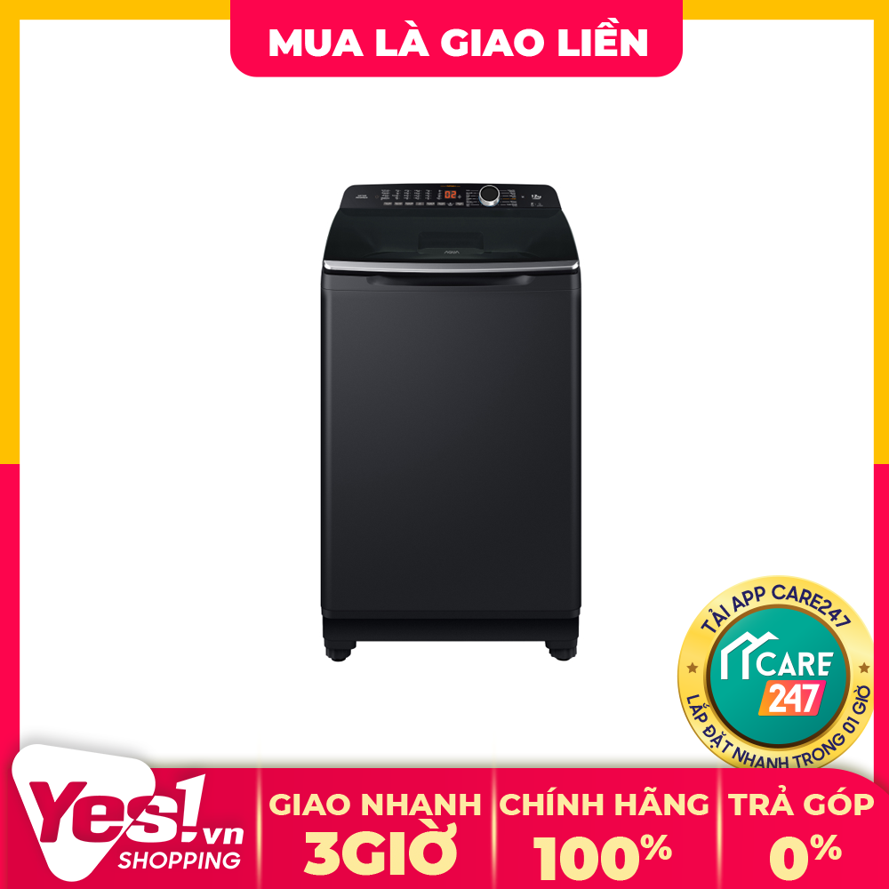 Máy giặt Aqua Inverter 12 kg AQW-FR120HT.BK