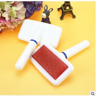 Lược nhựa chấm bi - lược chải lông chó mèo