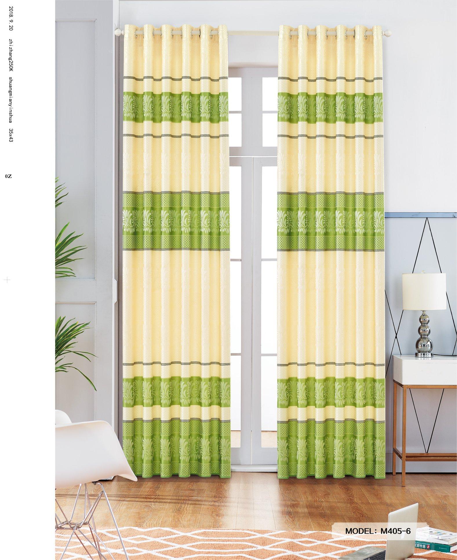 [HCM]Rèm Màn Cửa may sẵn - Ngang 200 cm Cao 270 cm - Vải gấm họa tiết  đẹp và chất liệu thổ cẩm cao cấp - Họa tiết thiết kế riêng - Khoen Lỗ Cao Cấp 405 [Có may theo kích thước yêu cầu]