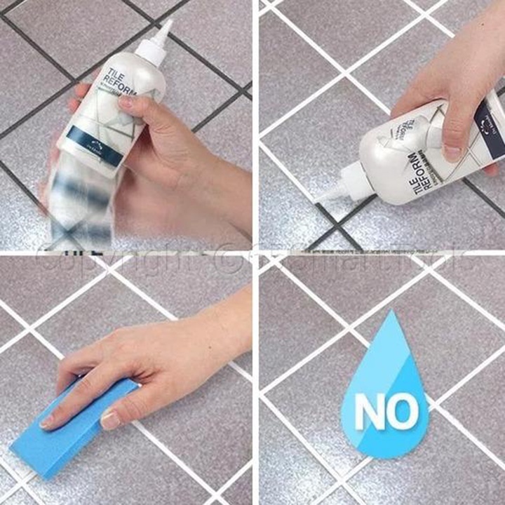 Sơn kẻ chỉ gạch nền nhà, keo chà ron sứ đa năng hàn quốc tile reform 280ml