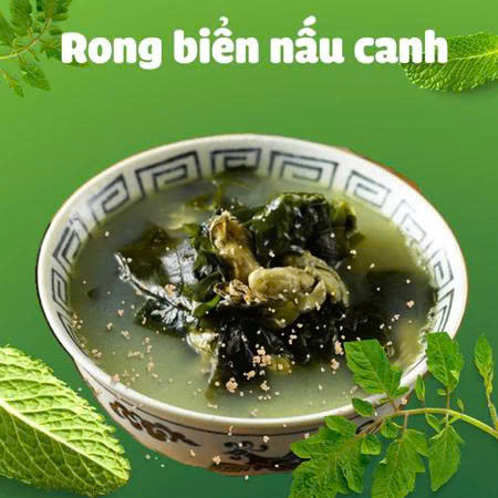 Rong biển nấu canh hoặc Làm Rong Biển Cháy Tỏi, giàu dinh dưỡng