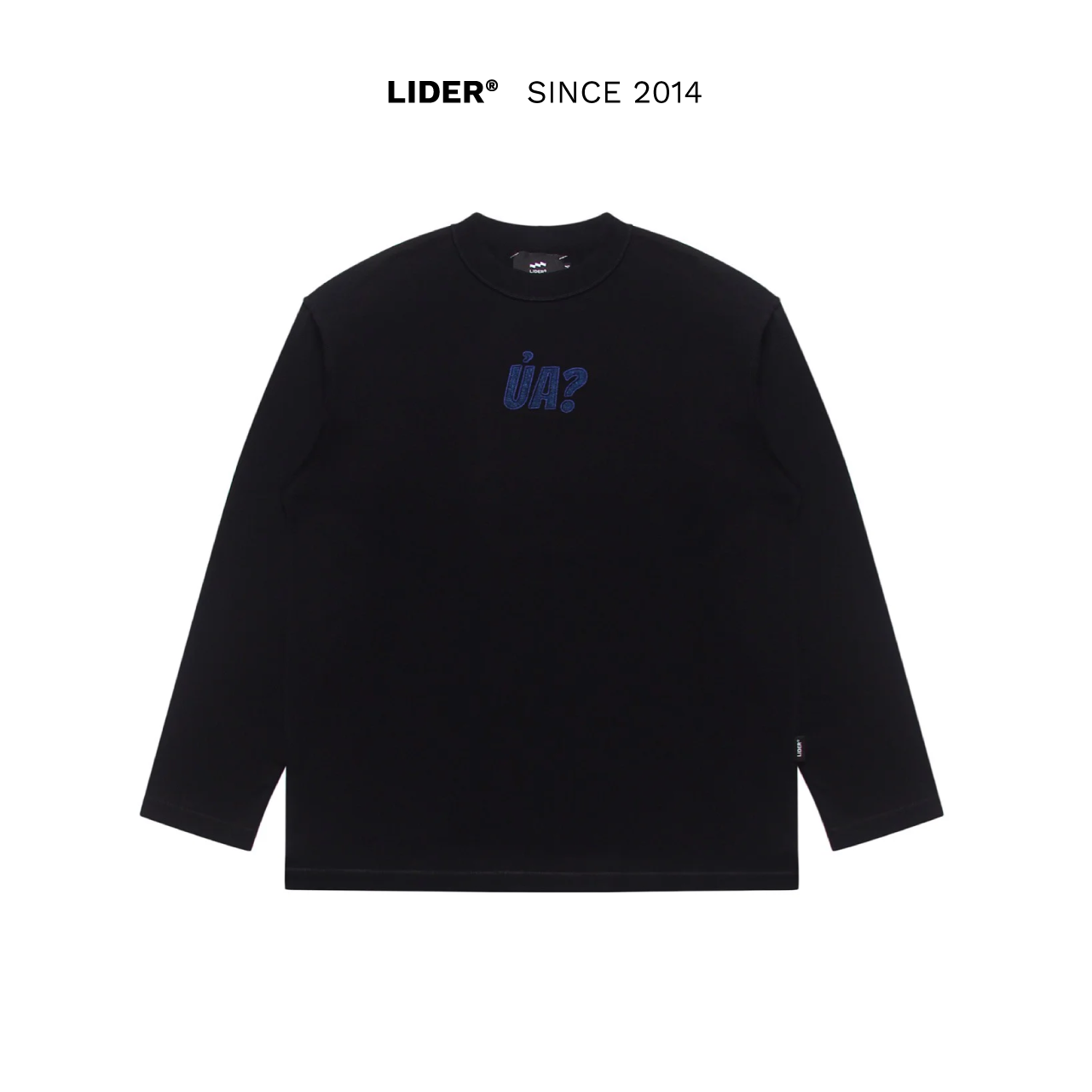 Ủa long-sleeve tee - washed black