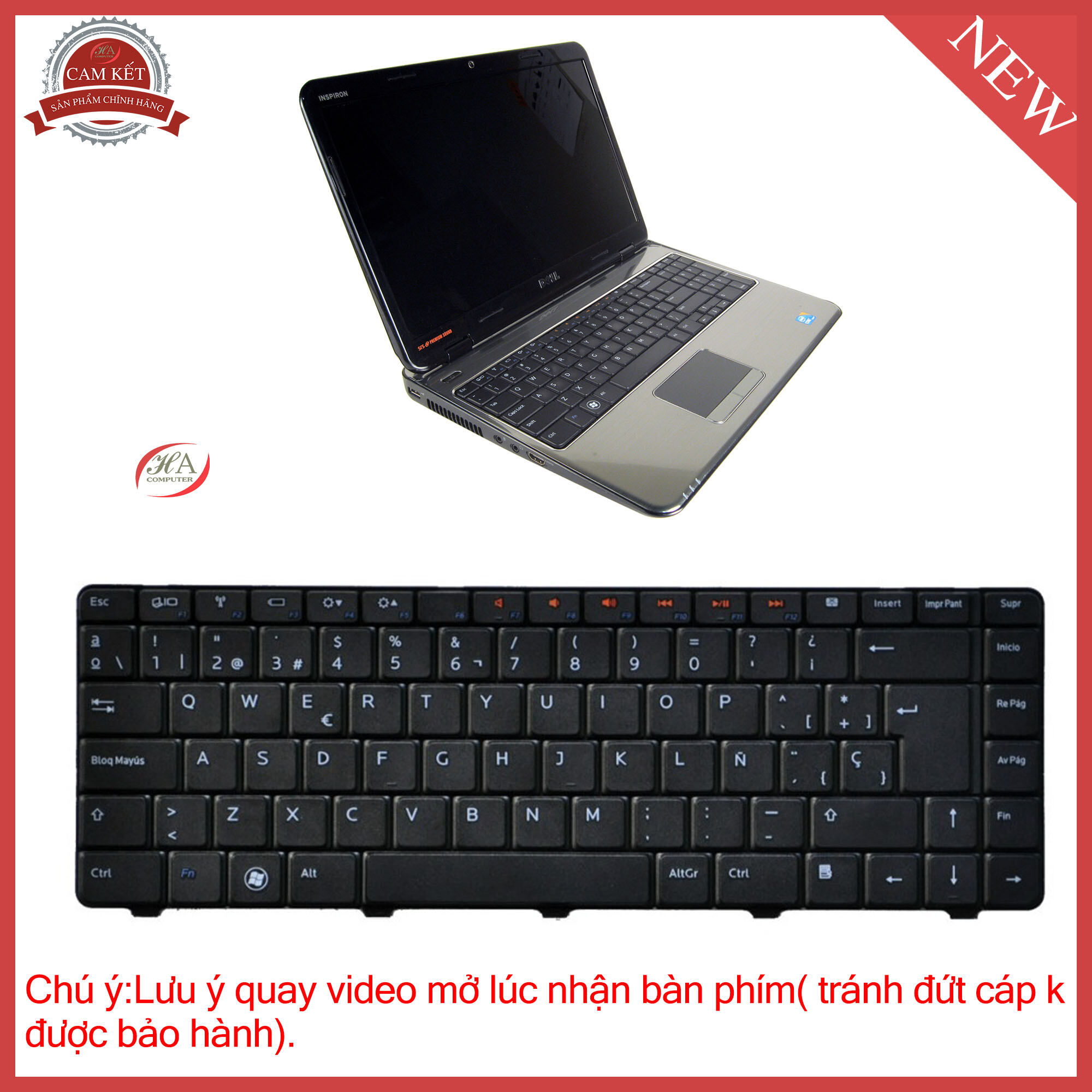 Bàn phím dell inspiron 14r n4010