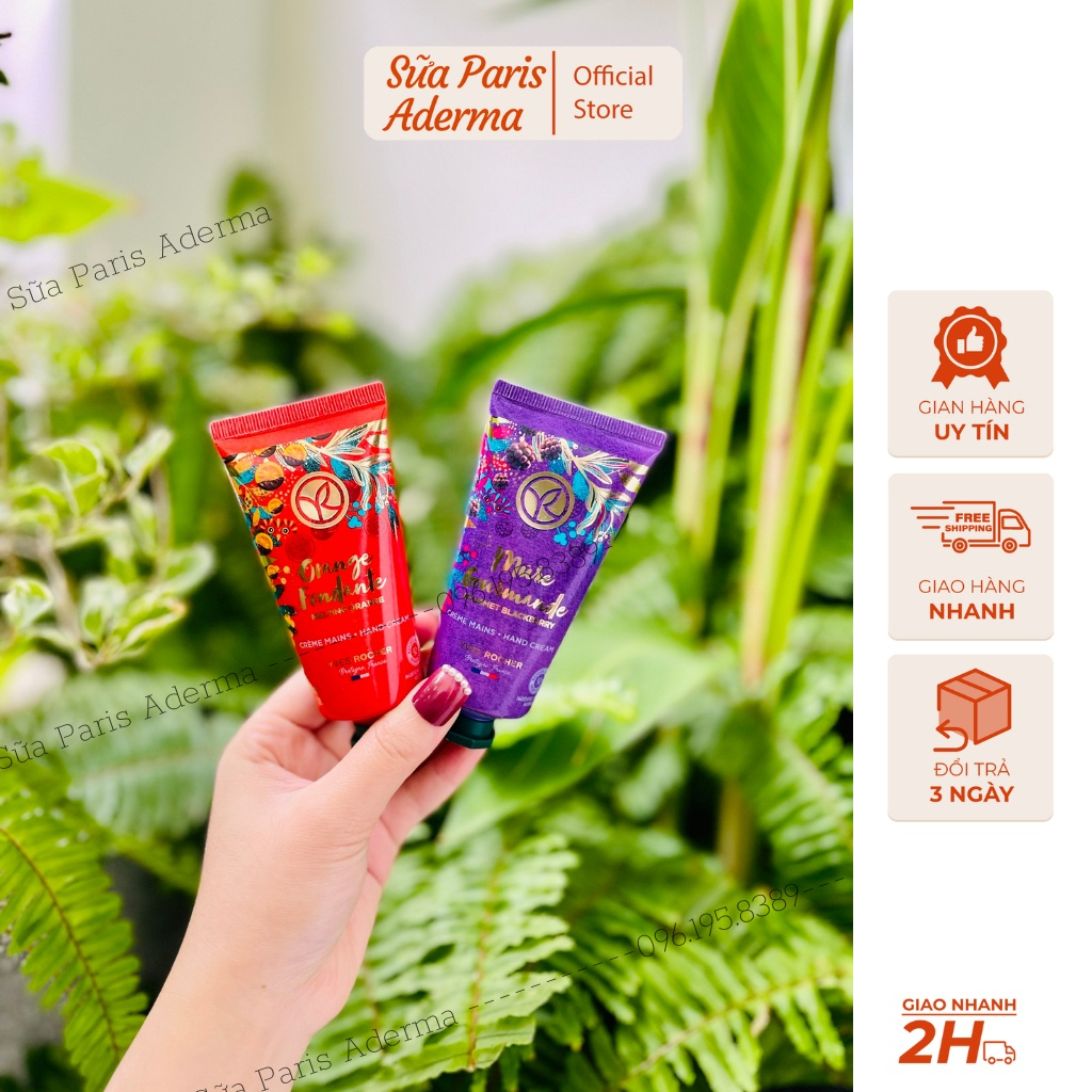 Kem dưỡng da tay Yves Rocher sale 70% hàng nội địa pháp_Sữa Paris Aderma