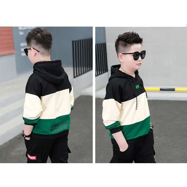 set bộ 3 màu size16-32kg chất vải nỉ da cá dày đẹp cho bé trai phong cách năng động
