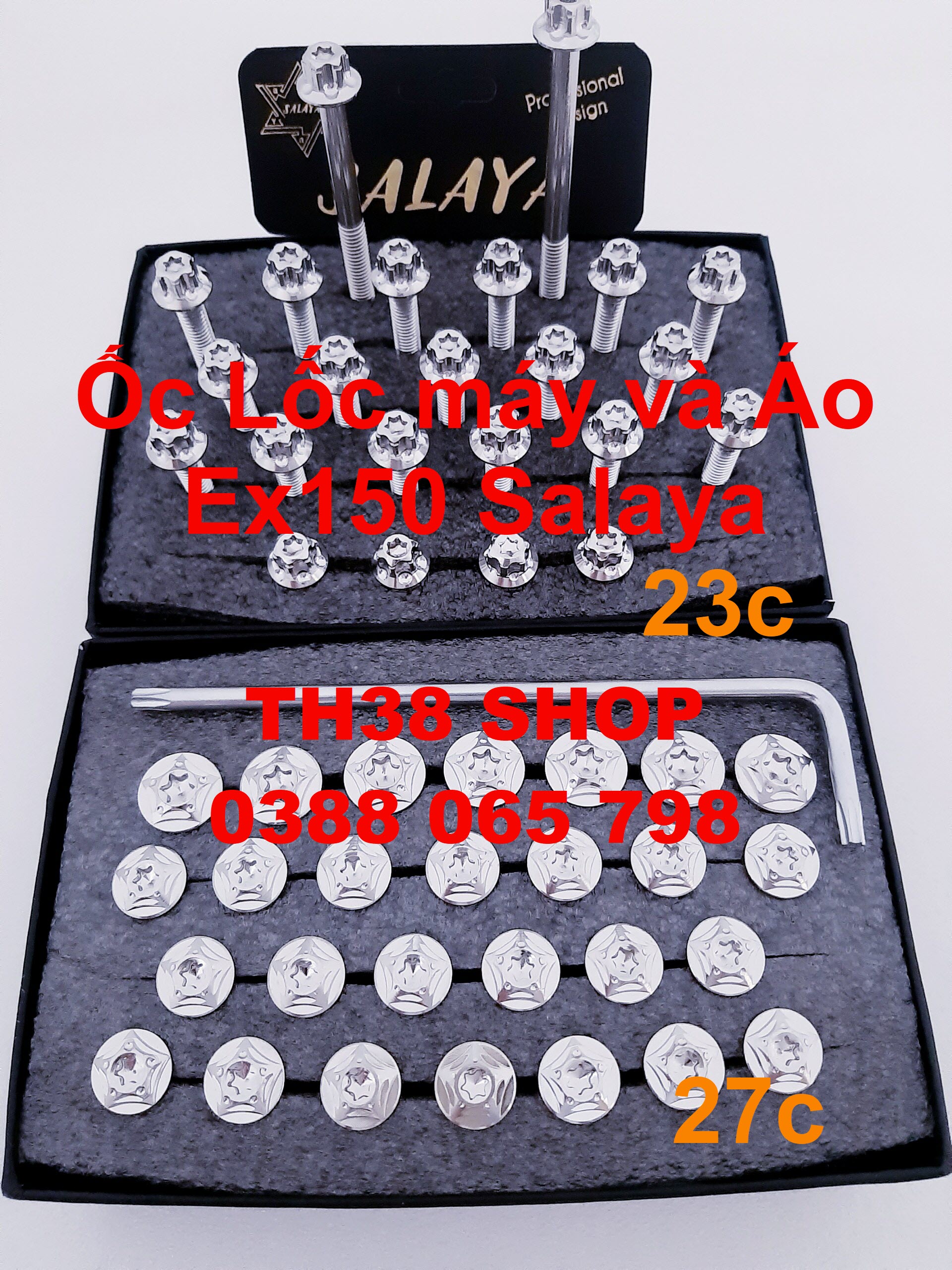Ốc áo và lốc máy ex 150