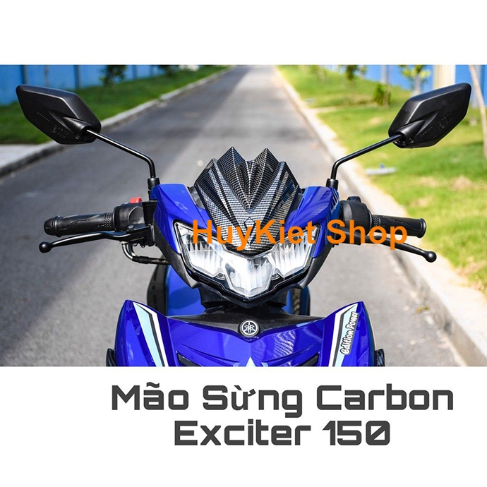 Mão sừng exciter 150 2019 carbon đẳng cấp ms1690
