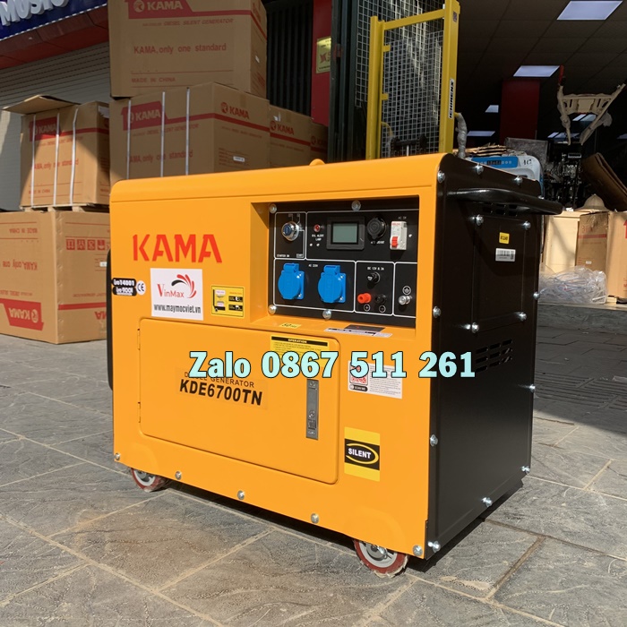 Mua máy phát điện thanh lý kama 5kw chạy dầu tại Hà Nội