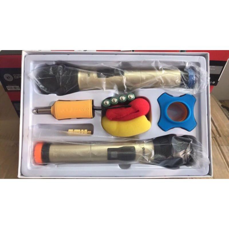 Micro không dây Shure UR2000 2 mic chống nhiễu dùng cho loa kéo