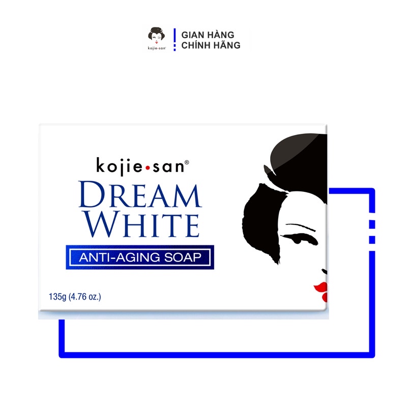  Xà bông tắm trắng ngăn ngừa lão hoá KOJIESAN DREAMWHITE hàng chính hãng 135gram 