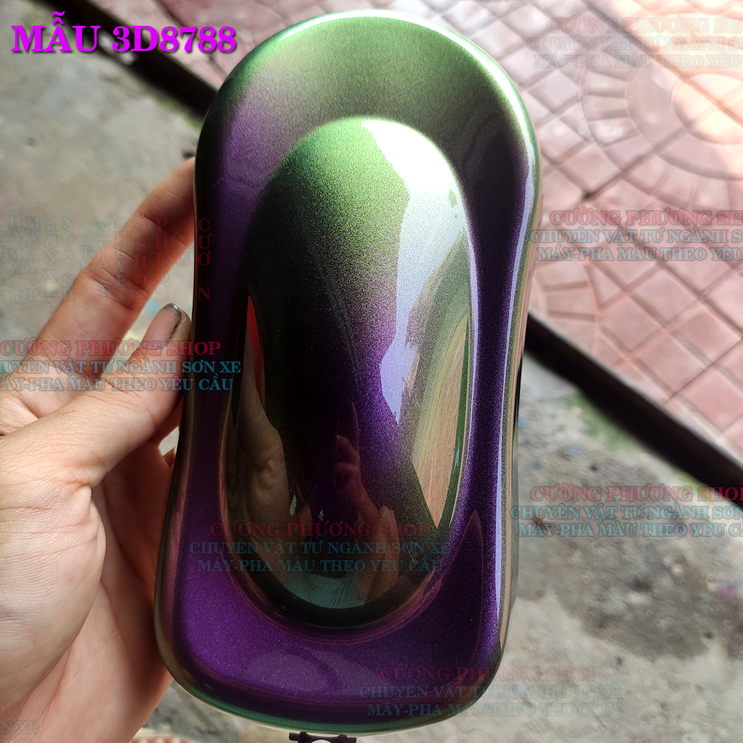 Sơn 3d đổi màu mẫu 3d8788