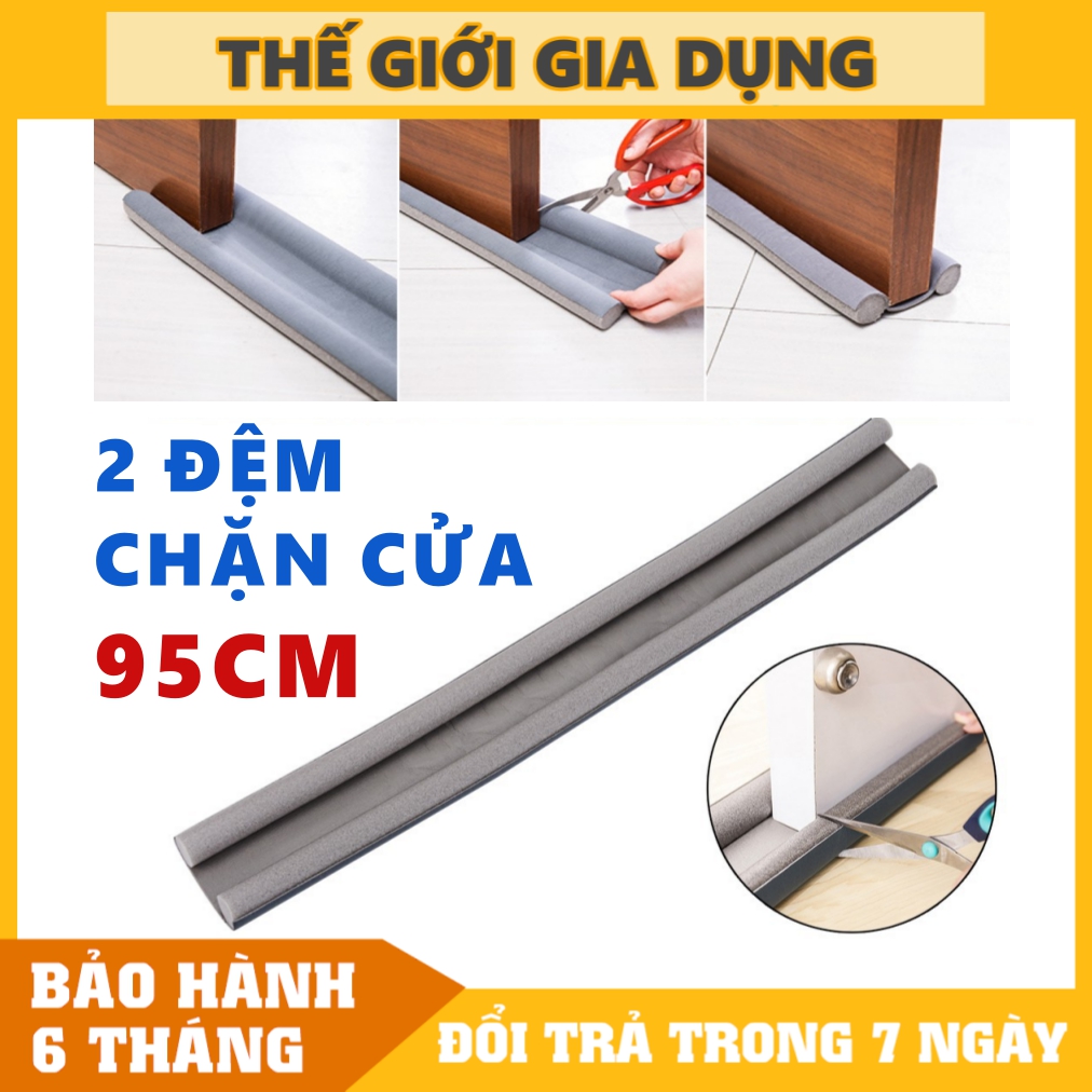 Combo 2 Ron, đệm cửa, chặn khe cửa chống côn trùng, tiếng ồn, gió lùa, gió điều hòa, bụi bẩn, tránh kẹt chân bé
