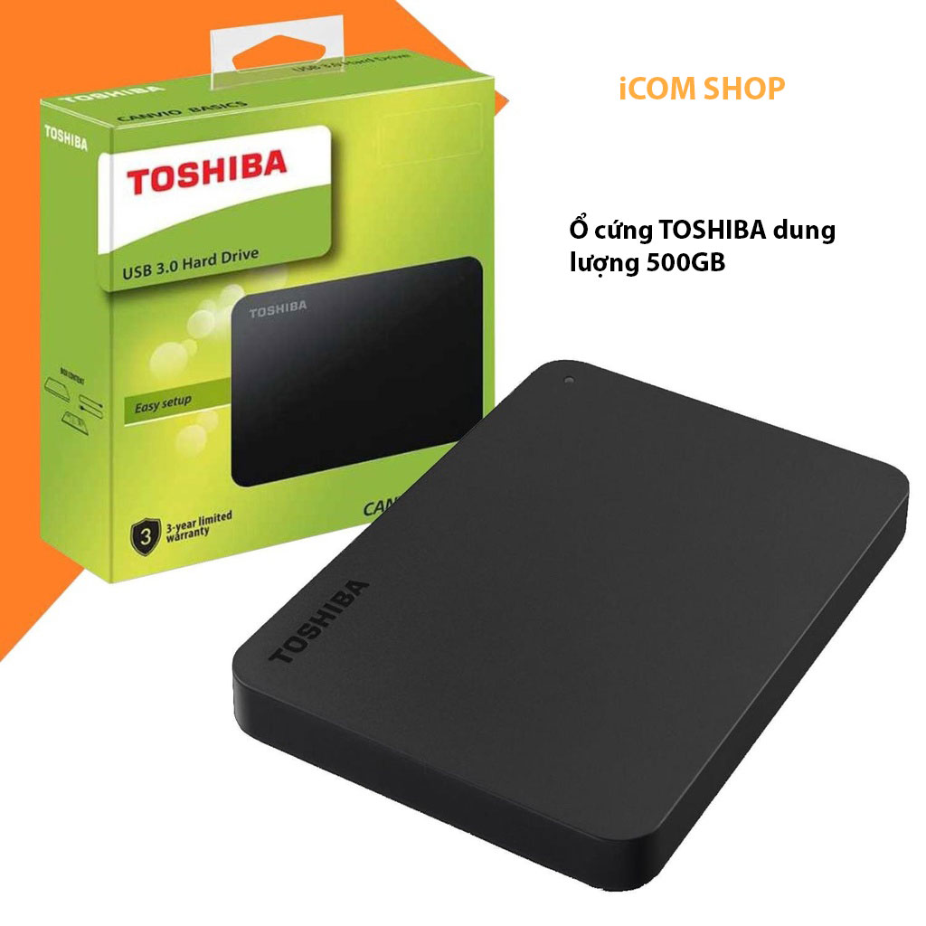 Ổ cứng di động 500GB TOSHIBA 3.0