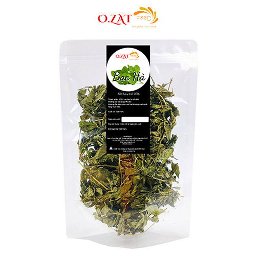 Rau Bạc Hà sấy khô O.ZAT 100g – nguyên liệu detox