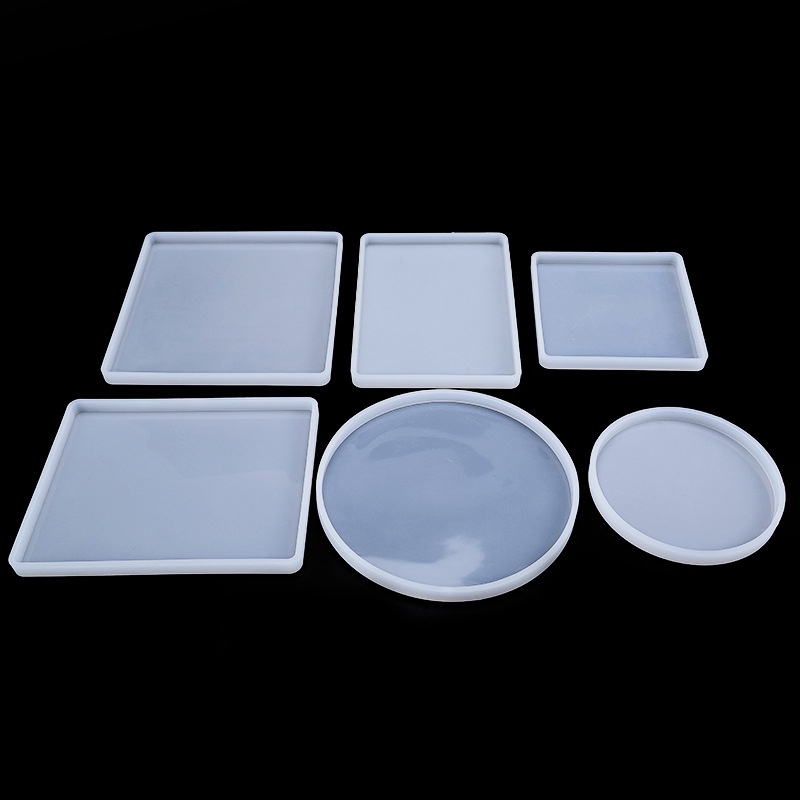 Khuôn silicone đổ keo epoxy resin làm các loại khay, handmade