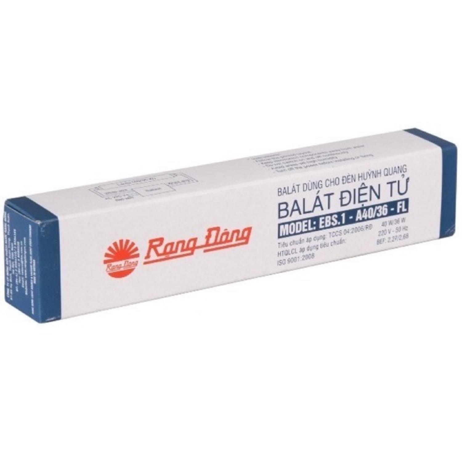 Balát - tăng phô điện tử 36w 40w 220v rạng đông - loại dành cho bóng 6t và 1m2