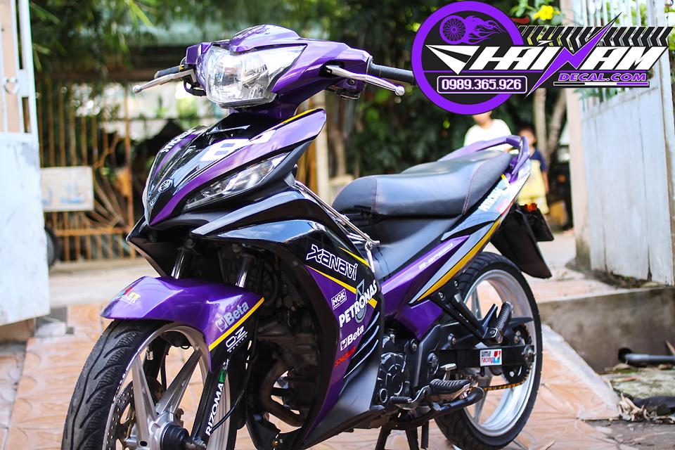 Tem trùm exciter 135 đen tím