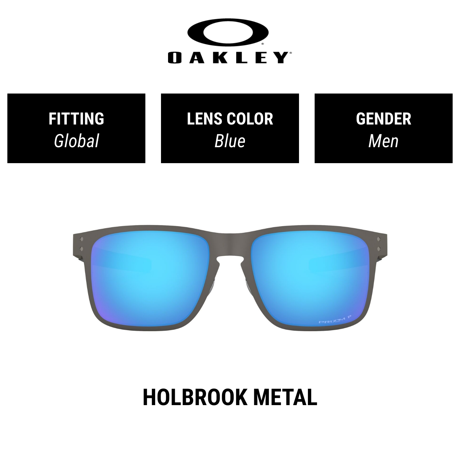 Mắt kính oakley holbrook metal prizm polarized - oo4123 412307