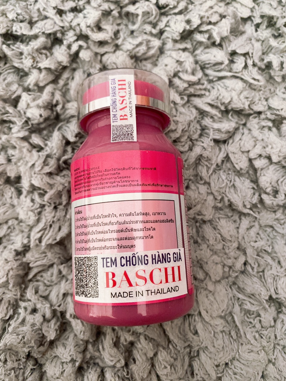 giảm cân baschi hồng hộp 40 viên giảm 5-7kg 1 hộp- mẫu mới