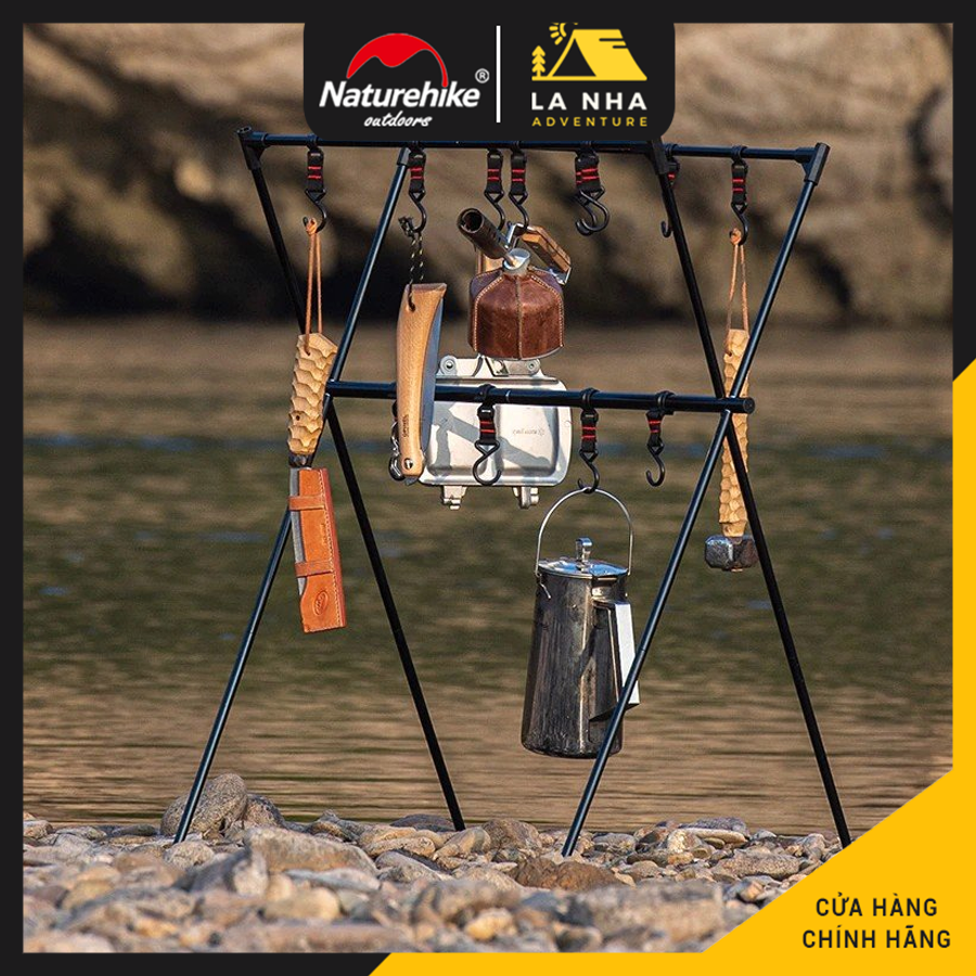 Kệ treo đồ, giá treo 2 tầng kèm 12 móc treo Naturehike NH20PJ102, cam kết chính hãng, đúng mô tả, an toàn cho người sử dụng