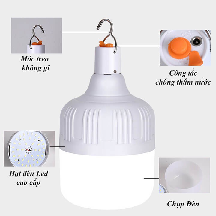 Sale Bóng đèn Led tích điện thông minh