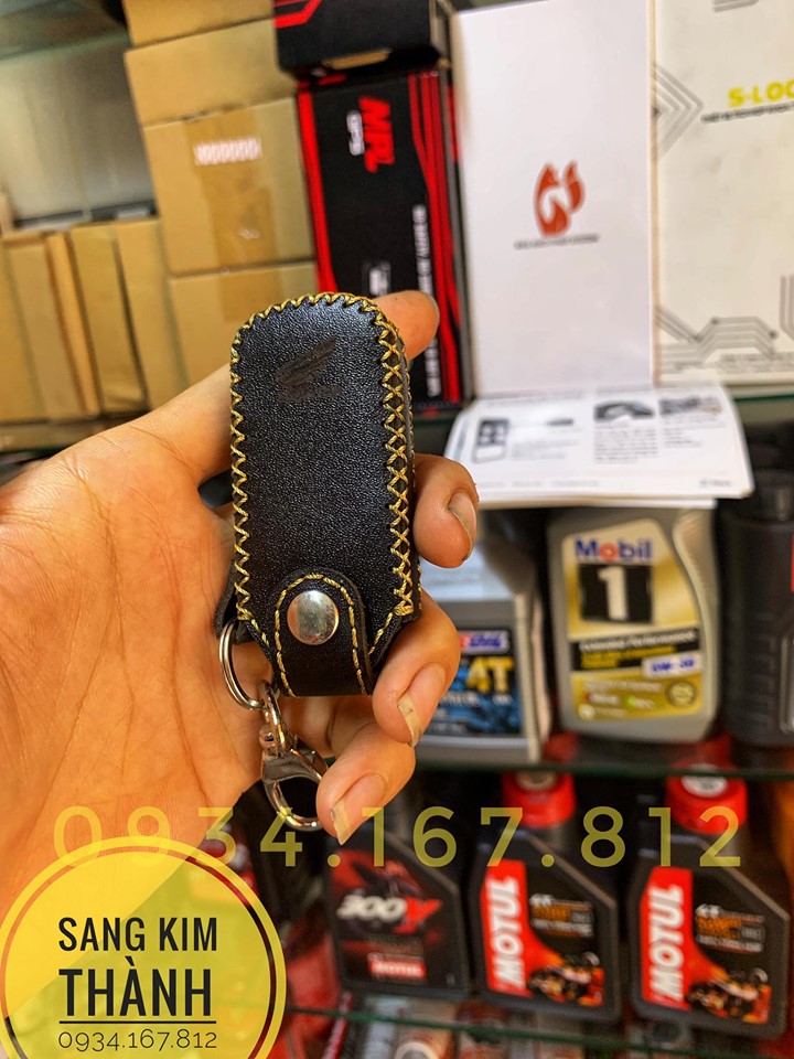 [HCM]Bao Da Chìa Khoá 2 Nút Smartkey Honda Airblade Vario Vision Lead