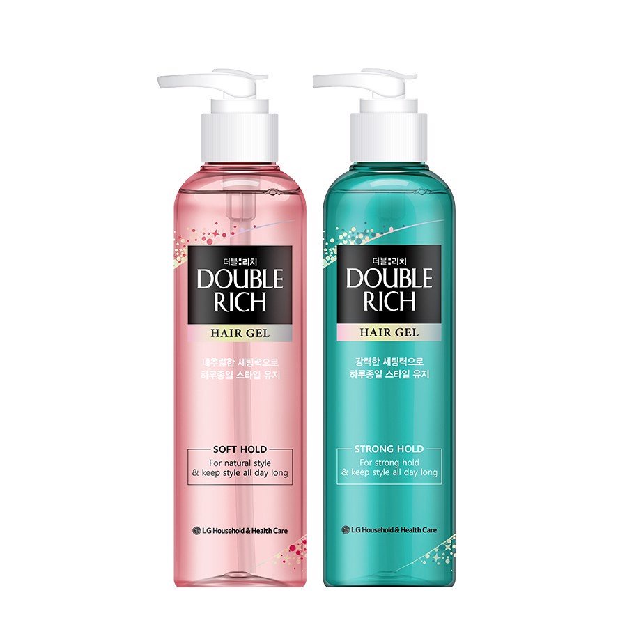 Gel tạo kiểu Double Rich Hair tạo kiểu và giữ nếp tóc bồng bềnh 250ml