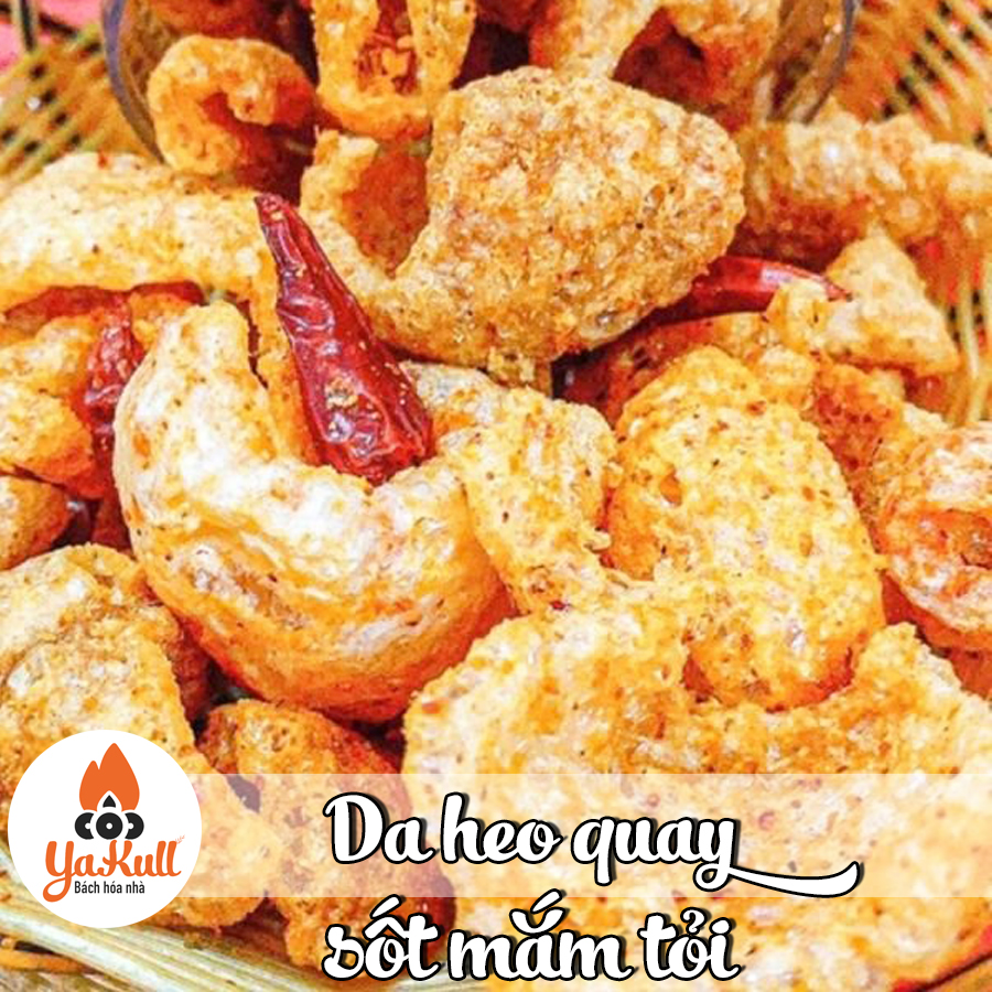 Da heo quay muối nhuyễn tỏi ớt | siêu giòn - ngon |