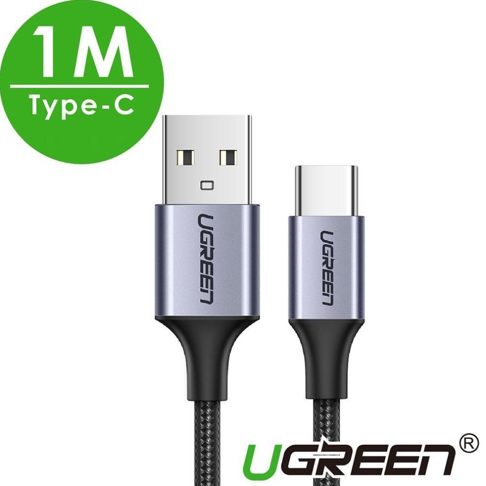 Cáp sạc nhanh usb type c dài 1m ugreen 60126 chính hãng