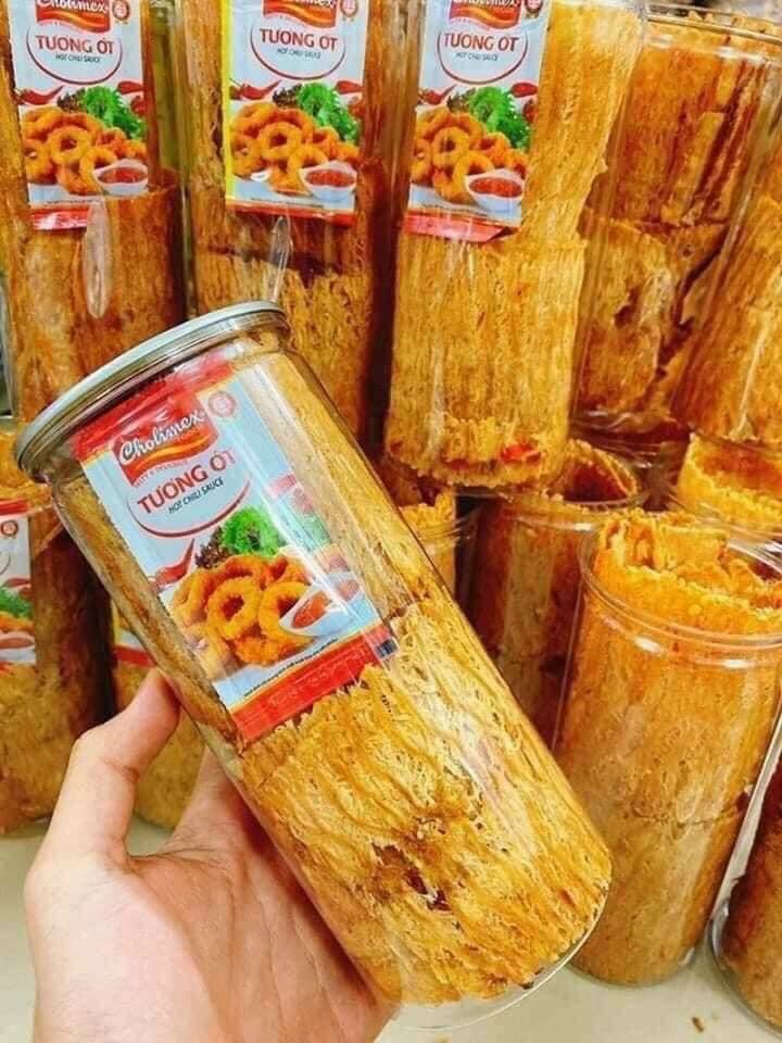 300gr khô mực cán tẩm gia vị bao ngon
