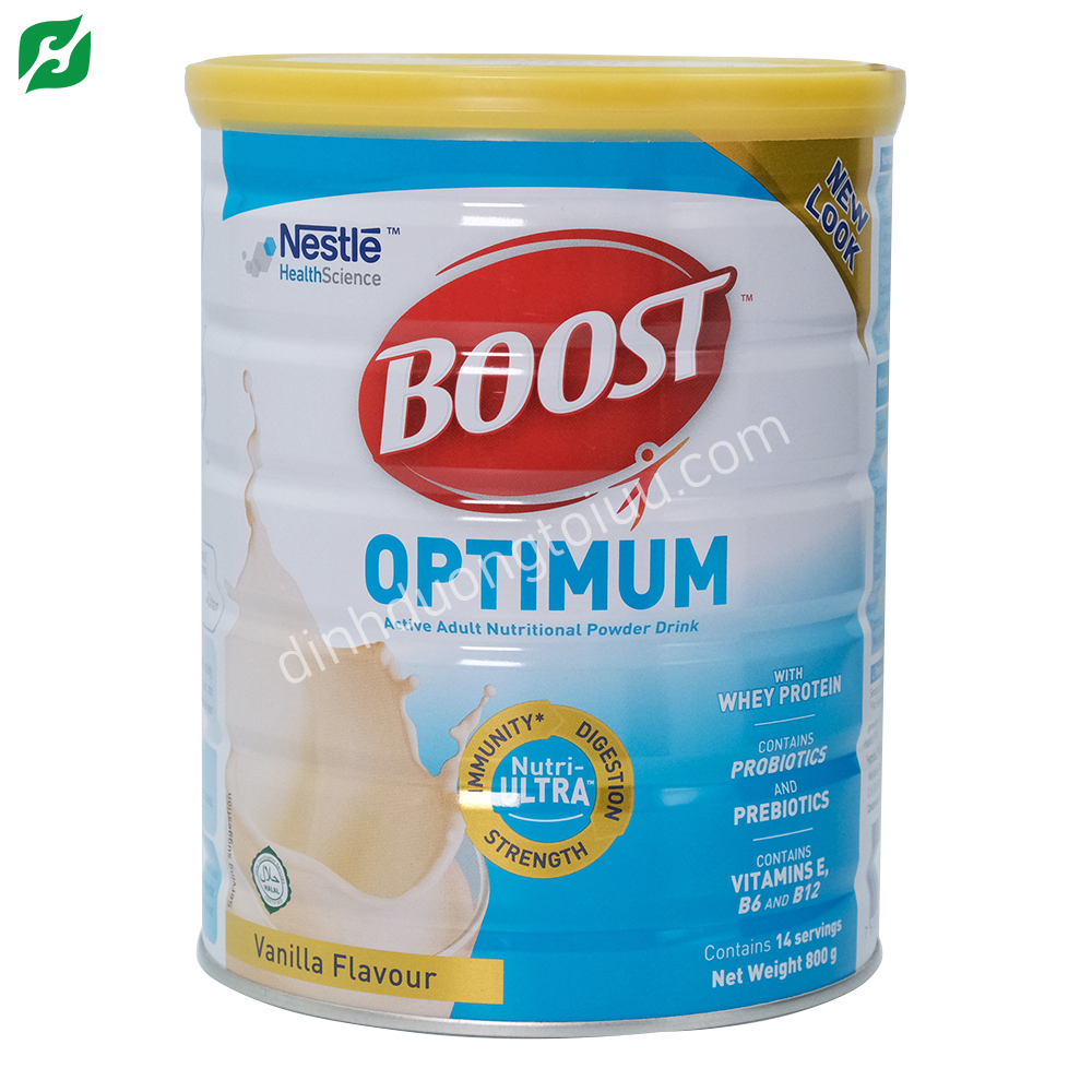 Sữa BOOST OPTIMUM (800g/400g) - Dinh dưỡng Y học tăng cường đề kháng, duy trì sức khỏe