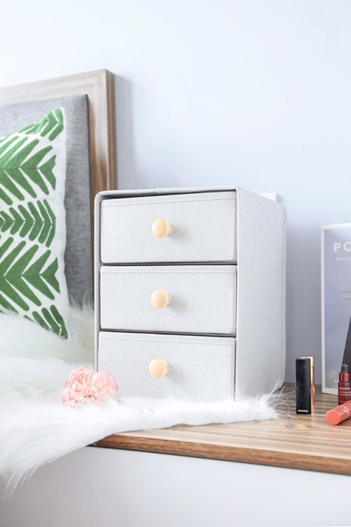 Tủ Vải Mini 3 tầng phong cách Hàn Quốc mới độc đáo