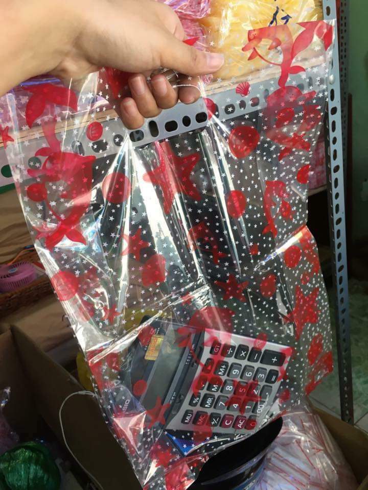 [HCM]1KG - SIZE 26X40 TÚI NILON PP TRONG CÓ HỌA TIẾT