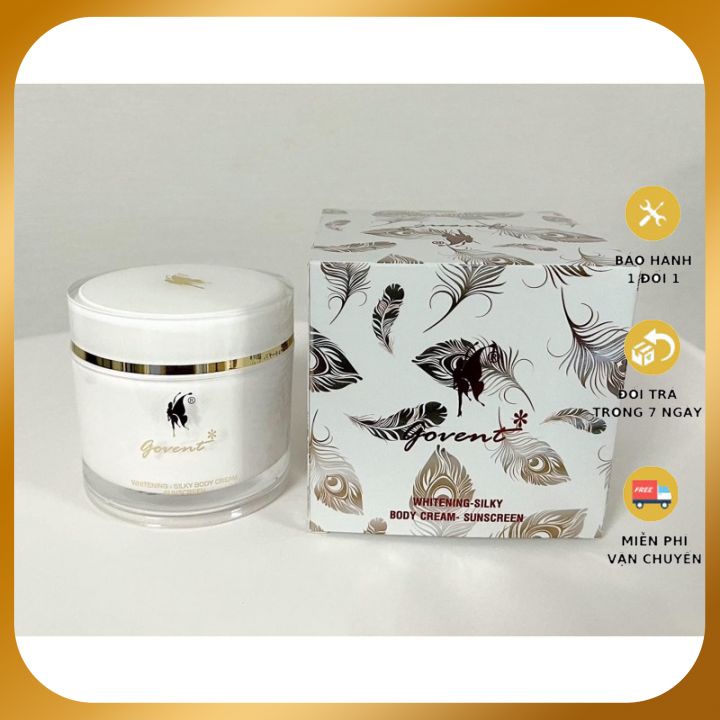 Kem body govent trắng cao cấp phiên bản mới - chất kem mềm mịn, thẩm thấu nhanh