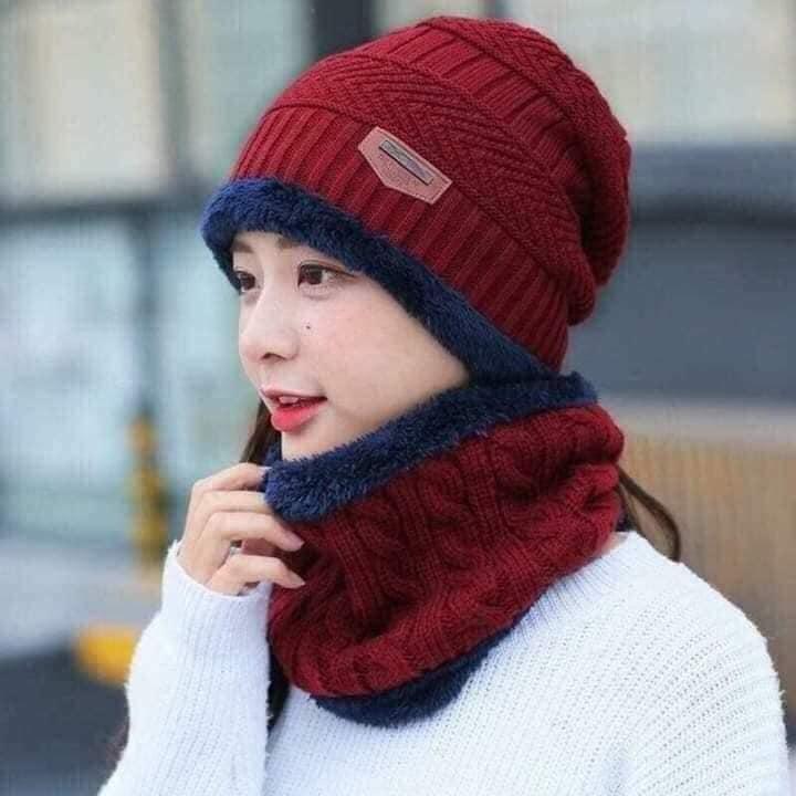 Mũ len kèm khăn lót nỉ siêu ấm, mũ len nam, mũ len nữ, mũ len đẹp, mũ len nữ hàn quốc, mũ len hàn quốc, mũ len nữ hà nội, mũ len nam kiểu hàn quốc, mũ len nữ dễ thương