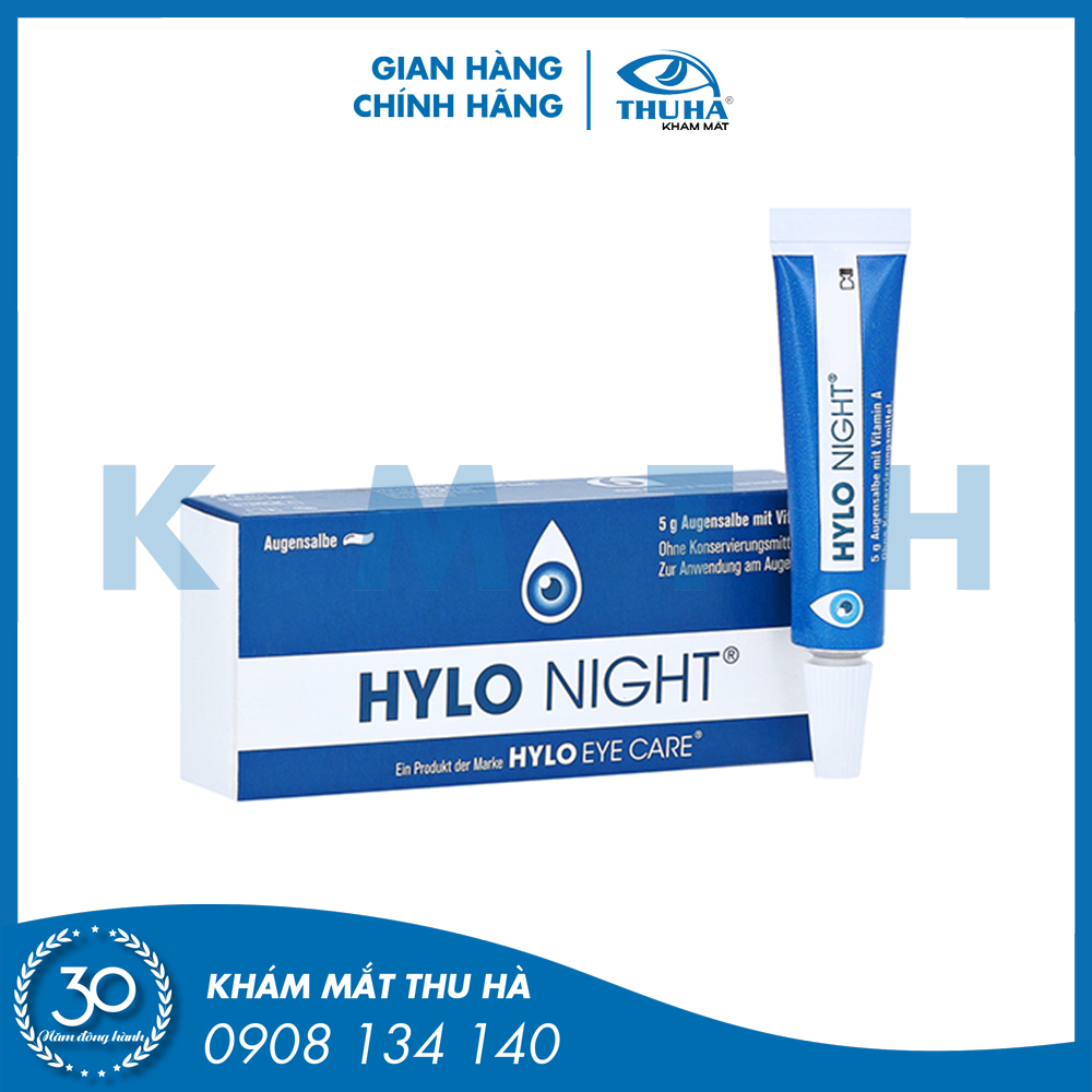 Mỡ Vitamin A tra mắt HYLO NIGHT® [Đức] - Chính hãng