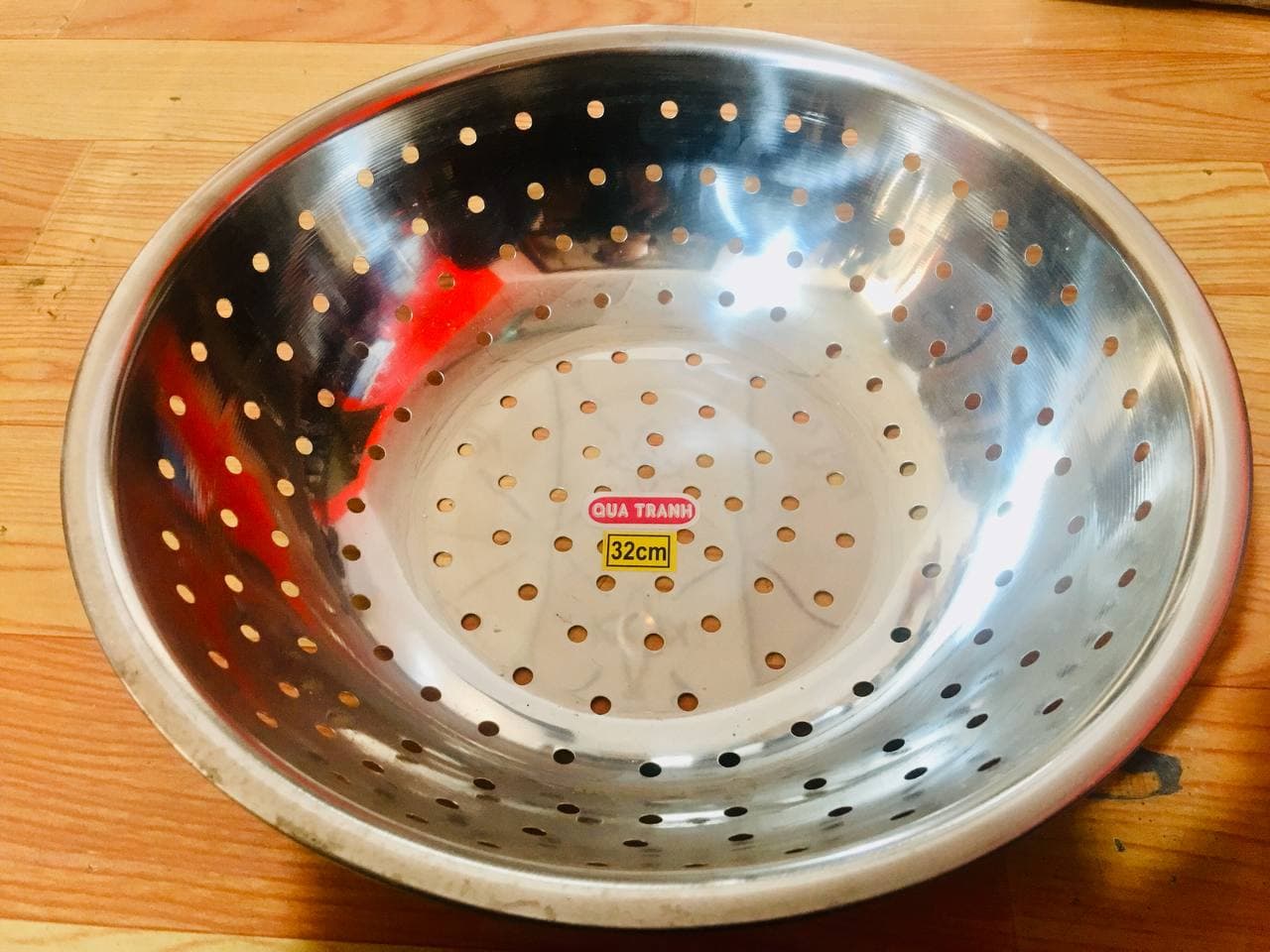 Rổ inox size 32cm (cao cấp, chất lượng và dày dặn)