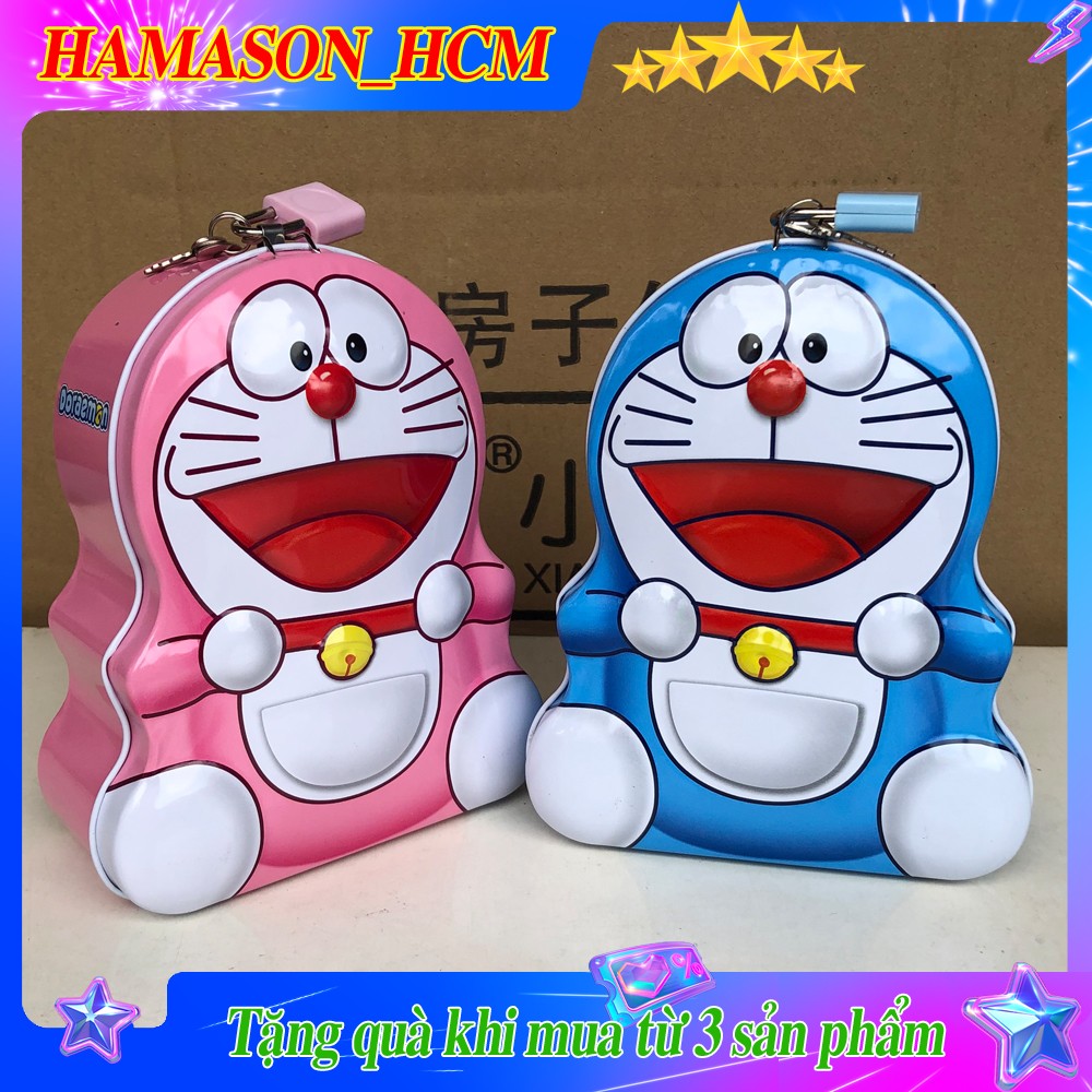 Ống Heo Tiết Kiệm Bằng Sắt Size Lớn Có Khóa