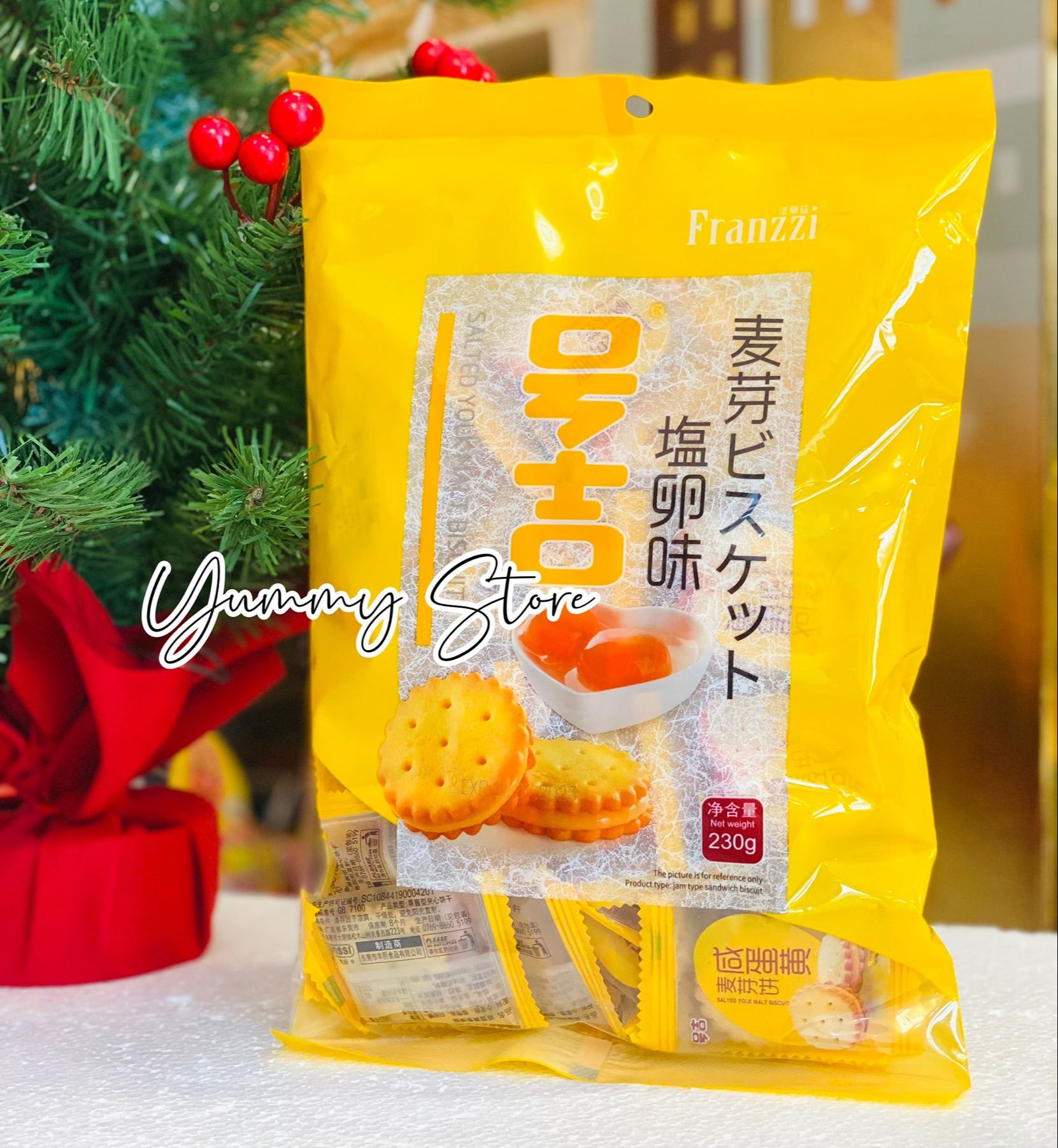 Bánh Quy Mạch Nha Trứng Muối Franzzi