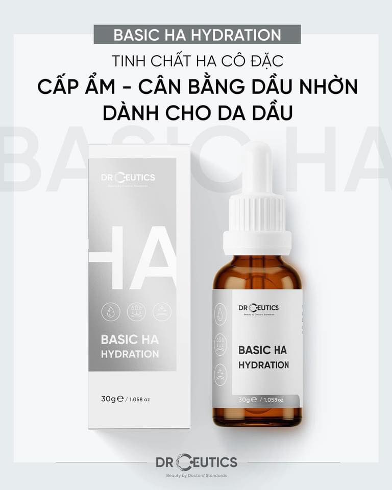 Serum HA Basic Hydration Drceutics Cho Da Dầu Mụn